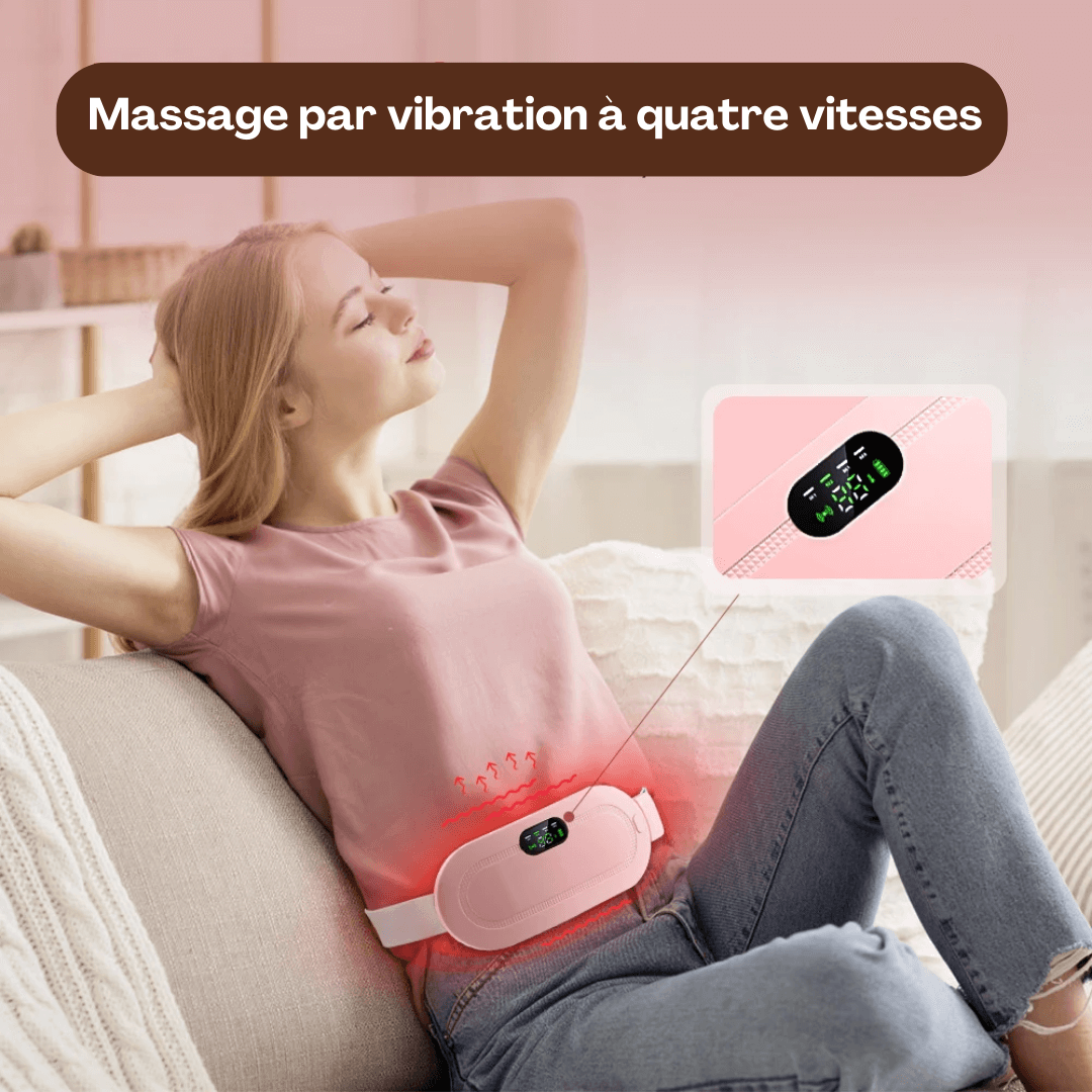 Ceinture chauffante - règles douloureuses